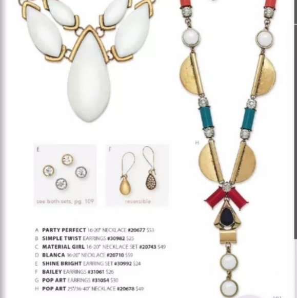 COPY - Premier Designs Antiqued Gold Pop Art Multi Media Long Statement Necklac… - Picture 3 of 4